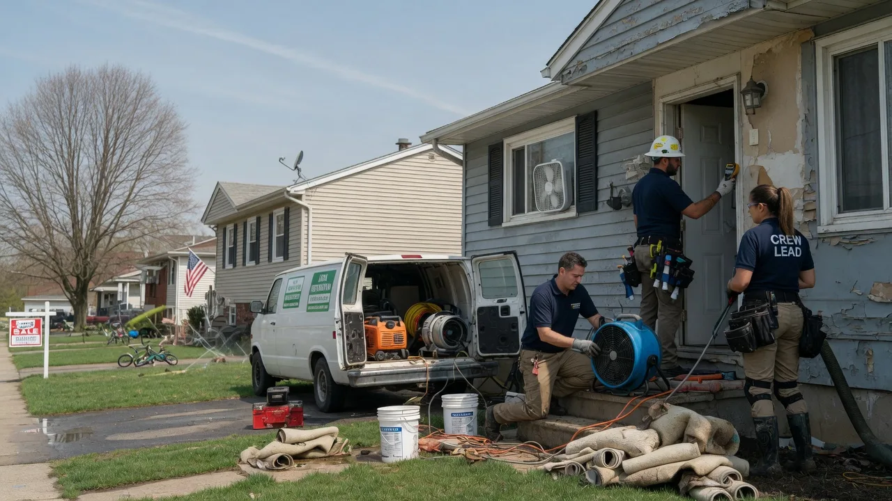 Flood Cleanup in Fenton, MI near me